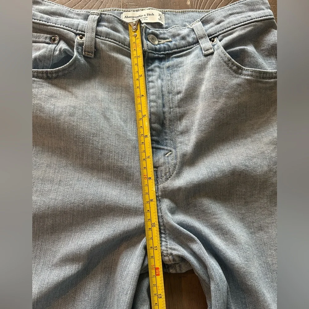 Abercrombie & Fitch 90’s Straight Ultra High Rise Curve Jeans size 4 / 27 - Picture 13 of 14